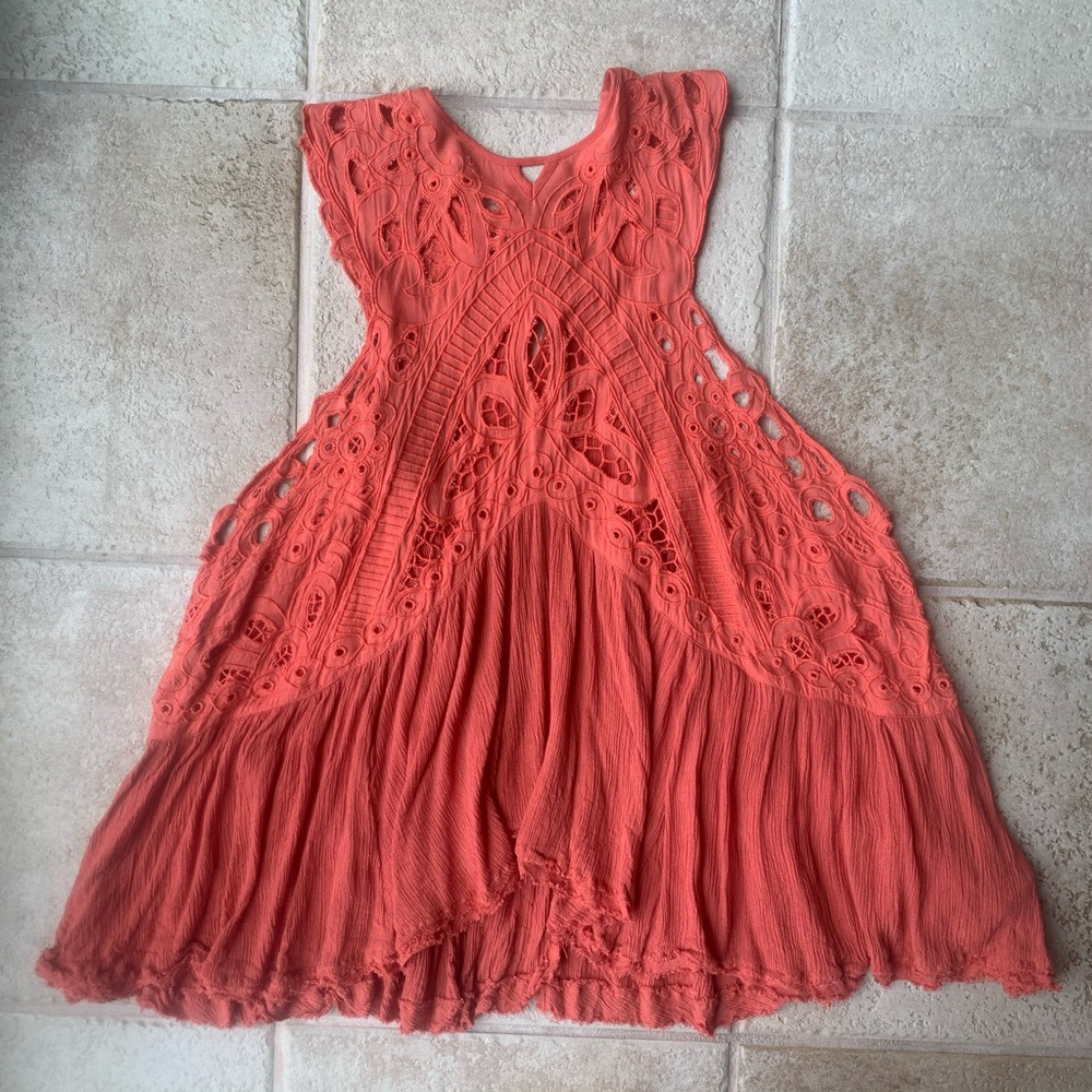 Free People Open Back Tunic Tank